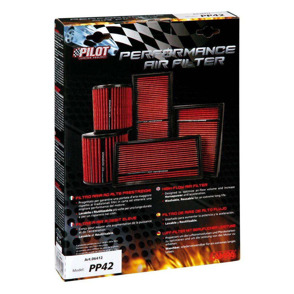 Pilot Filtro Aria PP42 compatibile con per Yamaha per per Honda per per Suzuki Foto 2 de 2