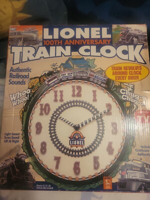 Lionel 100th Anniversary Train Clock (7183) for sale online | eBay