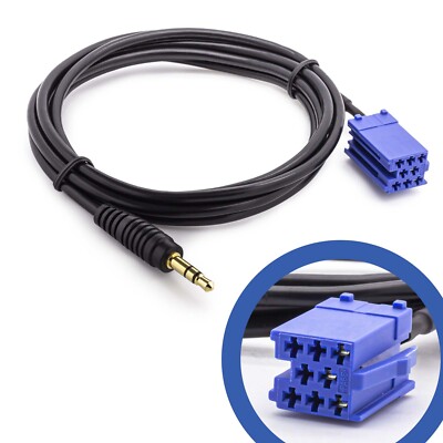 Auto KFZ PKW AUX Line In Adapter Kabel passend für Becker iPod iPhone Mp3 Player