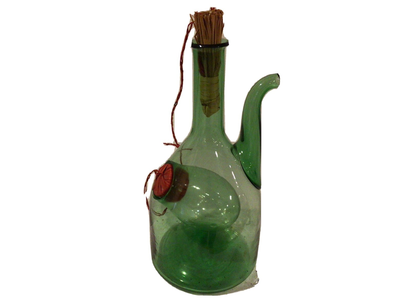 Vvintage Princess House Green Wine Decanter Stands 13” Tall eBay