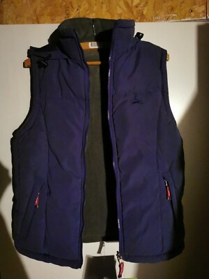 NEW, Equi Theme, Riding Vest, Quilted, Hood, Lined, Warm, S