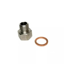 Oil Water Pressure Boost Temp Sensor Adapter Fitting Kit M12x1.5 To 18 Npt