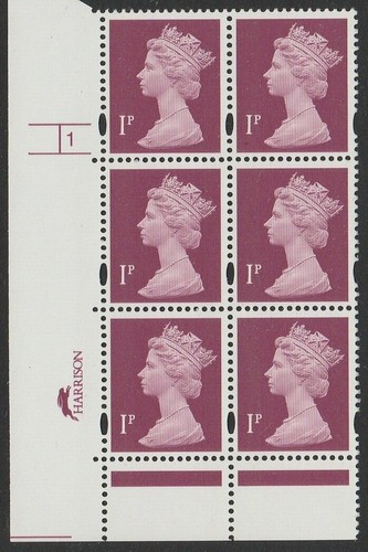 GB MINT EII Harrison Machin cylinder blocks elliptical - multiple listing - Picture 2 of 42