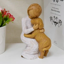 Hand-Painted Wood Carving - For Home Decor, Unique Living Room Art