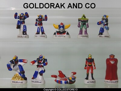 SERIE COMPLETE DE FEVES GOLDORAK AND CO
