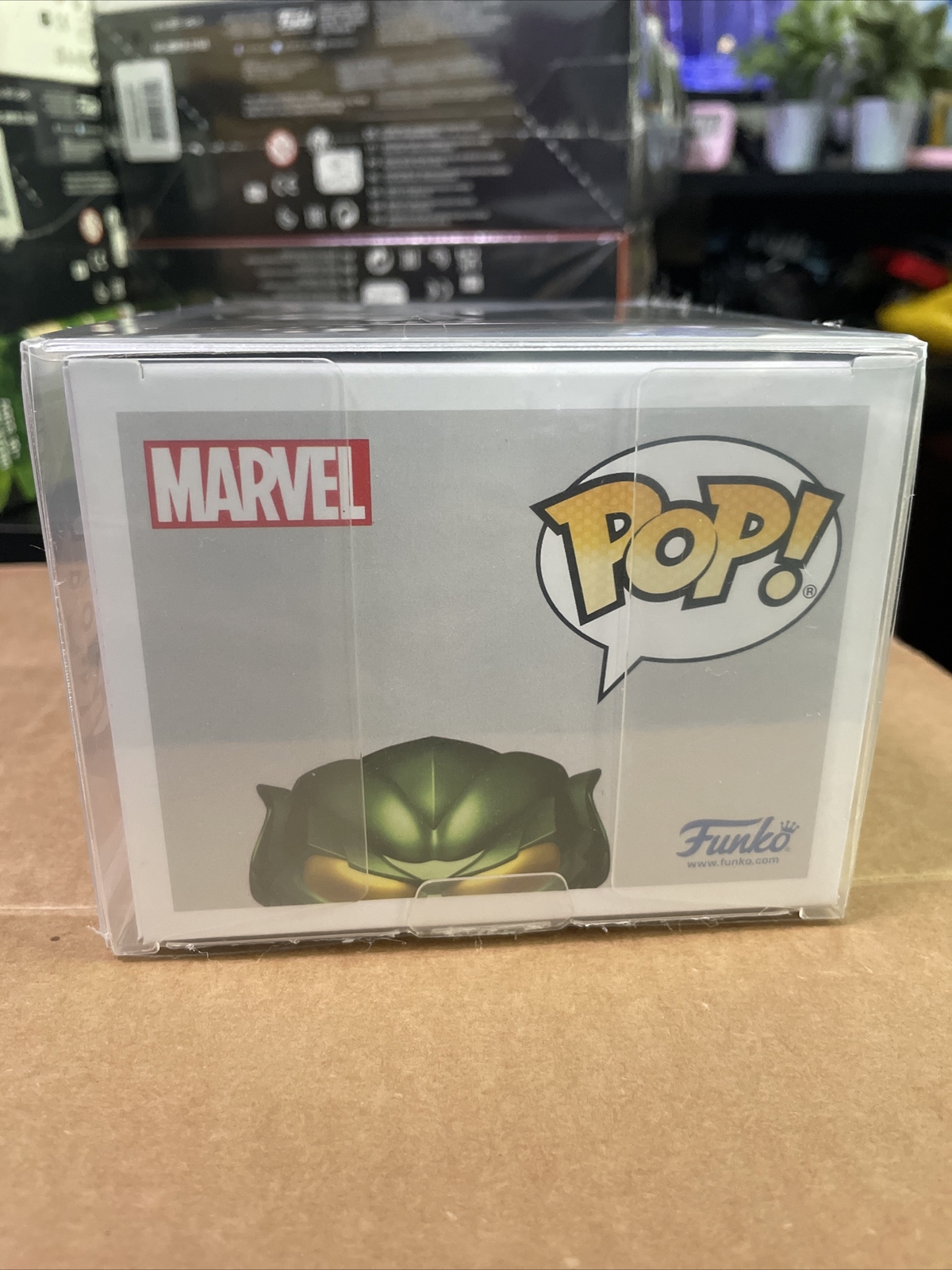 FUNKO POP! GREEN GOBLIN METALLIC BOBBLEHEAD 1168 NEW VINYL BOXLUNCH