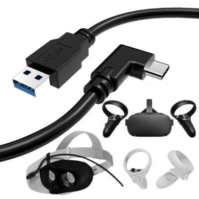 Link Cable for Meta Quest Pro, Oculus Quest 2 and 3 VR Type C-A PC Charger Cord