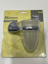 Gedy Italian Glass Toothbrush Holder Wall Mount Mimosa Portaspazzolini MI10