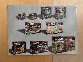 Lego Star Wars 7662 Instruction Manual BOOK 1 Only B