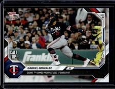 2026 Topps Now #230 Gabriel Gonzalez Base Card (Qty) RC Rookie. rookie card picture