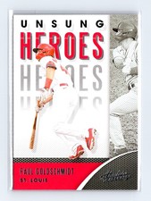 Paul Goldschmidt 2021 Panini Absolute Unsung Heroes Retail #UH-5 Cardinals