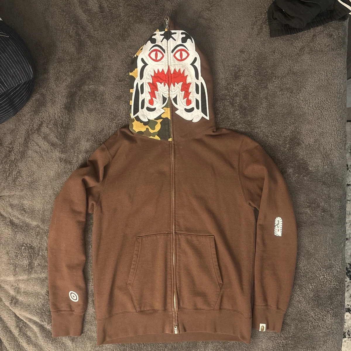 A Bathing Ape Brown Hoodies for Men for Sale | Shop Men's Athletic