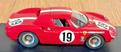 FERRARI 250 LM N°19 "NÜRBURGRING 1965 SCUDERIA FILIPINETTI 1/43 BEST MODEL 97030 - Photo 1/4