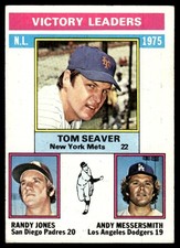 1976 Topps Tom Seaver/Randy Jones/Andy Messersmith New York Mets/San Diego