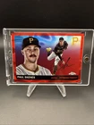 2025 Topps Chrome Platinum Anniversary Baseball #197 Paul Skenes Red Lava /5