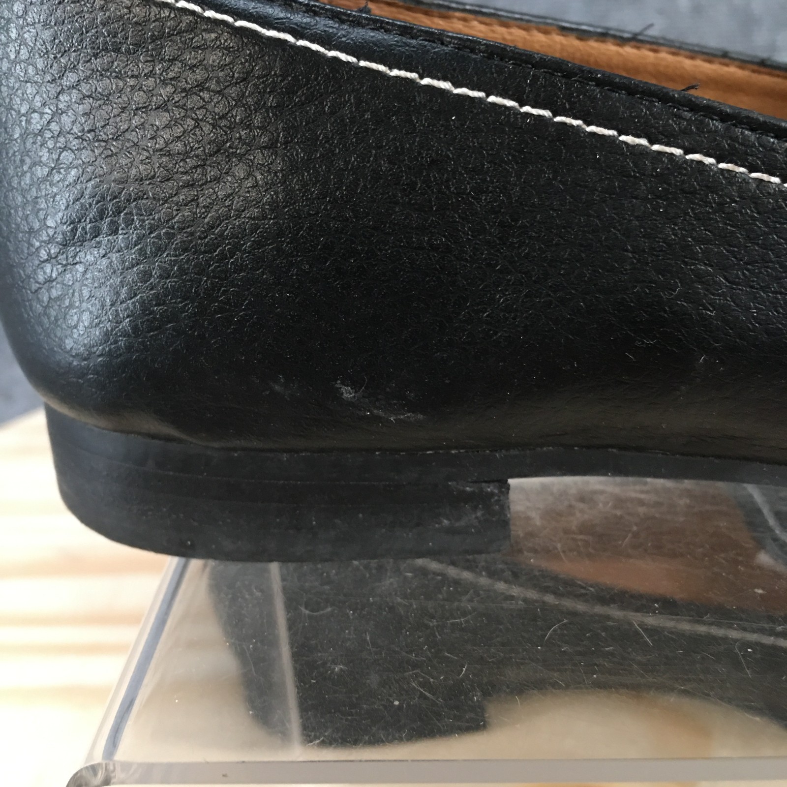 Tommy Hilfiger Trudiy Loafer Shoes Womens 8.5 M Casual Low Faux Leather Black thumbnail 13