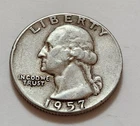 1957 Washington Quarter 90% Silver       (X09)
