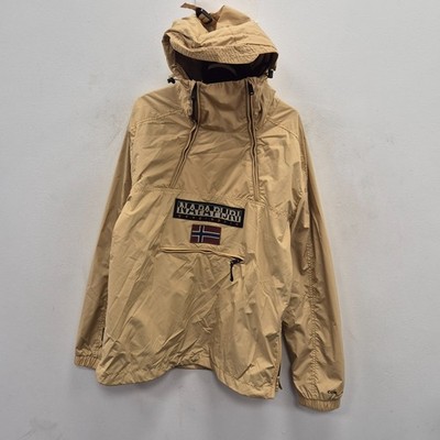 Napapijri Northfarer 2.0 Cordura Hooded Pullover Hooded Anorak Jacket Size Large