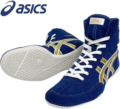 ASICS 1083A001 EX-EO Boxing Wrestling Shoes TWR900 Blue Gold New Japan