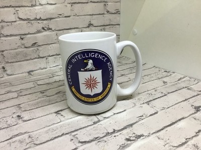 CENTRAL INTELLIGENCE AGENCY COFFEE MUG UNITED STATES CIA MUG used