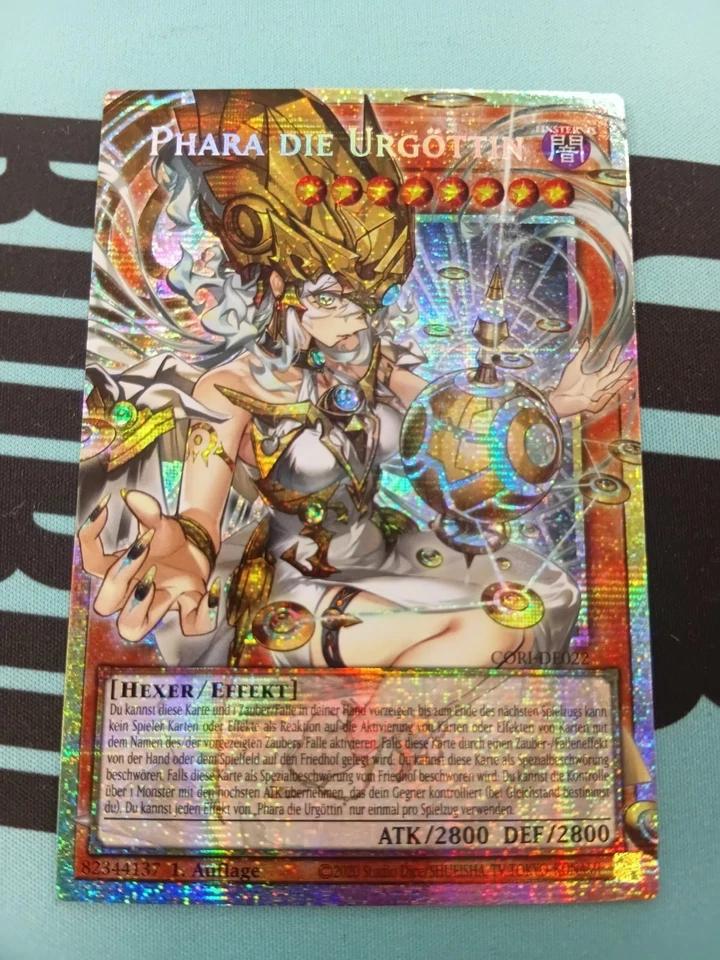 Phara Die Urgöttin CORI-DE022 Starlight Rare Overframed Full Art DE NM Yugioh - Bild 1 von 1