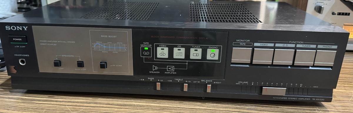 Sony TA-AX285 Integrated Amplifier for sale online | eBay