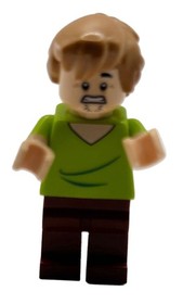 LEGO Shaggy Rogers Minifigure two facial expressions Scooby Doo 75902 scd001