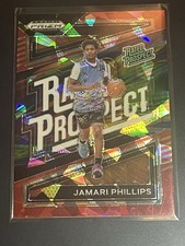 2024 Panini Prizm Draft Picks - Rated Prospect Jamari Phillips - Red Ice - Ducks