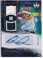 2018 Diamond Kings DK Rookie Materials Signatures #2 Luiz Gohara /199 RC
