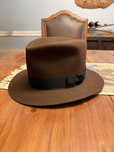 Indiana Jones Inspired Fedora, Second Quality, Cosplay Hat, Size 7-1/4 Or 58.5cm