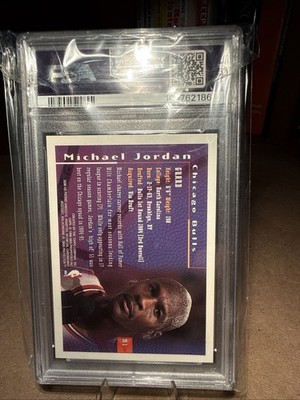 1995 Topps Finest Mystery Michael Jordan #M1 PSA 9 MINT | eBay