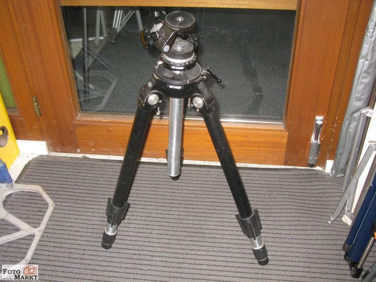 Stativ Bilora mit Lumpp Kopf für sehr schwere Kameras - max. 190 cm hoch (6 kg)