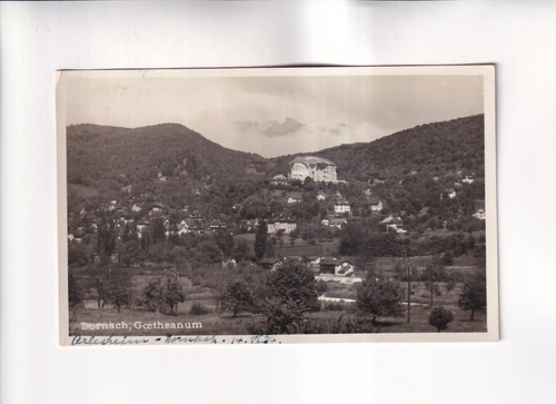 G512) Postcard, DORNACH - Goetheanum - old PHOTO CARD 1934 School