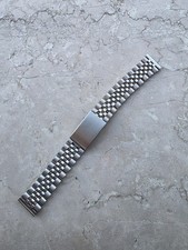 Cinturino Bracciale Jubilee Per Orologio Vintage 18 mm In Acciaio 