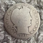 1902 Barber Half Dollar Circulated