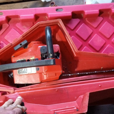 #ad #ad Homelite Super 2 Gasoline Chainsaw Automatic Oil with Carrying Case $76.30