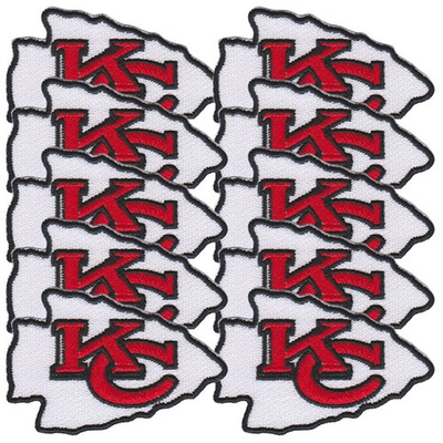 #ad #ad 10 pcs Kansas City Chiefs Nation Logo Size 2.6quot;x1.7quot; Sew Iron on Patch DIY $19.95