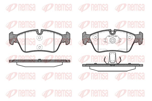 Bremsbelagsatz Scheibenbremse Remsa 0384.40 FüR BMW E36 Z3 E46 3Er Touring Z4-image