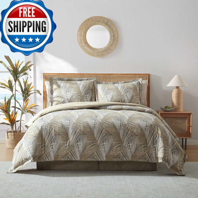 Tommy Bahama - California King Comforter Set Cotton Bedding Matching Shams