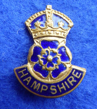 Vintage Girl Guide Hampshire County Pin Badge (CC135)