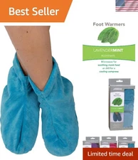 Microwavable Cotton Foot Warmers with Lavender & Mint - Perfect for Pain Relief