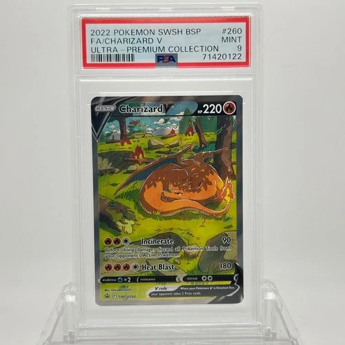 Charizard V SWSH260 SWSH: Sword & Shield Promo Cards Holo PSA 9