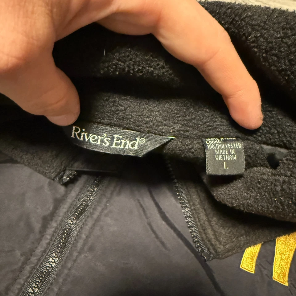 Vintage 90s McDonald's Golden Arch Fleece Lined Employee Jacket Adult Size Large - Image 3 of 4