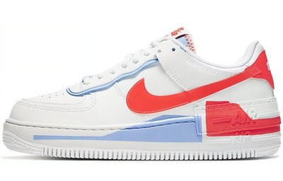 Nike Air Force 1 Low Shadow Summit White Team Orange Women's-CQ9503-100 size 10
