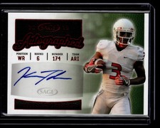 Keesean Johnson 2019 SAGE Autographed AU Auto