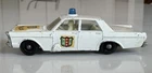 VINTAGE MATCHBOX LESNEY FORD GALAXIE POLICE CAR NO 55/59 DIECAST MADE IN ENGLAND