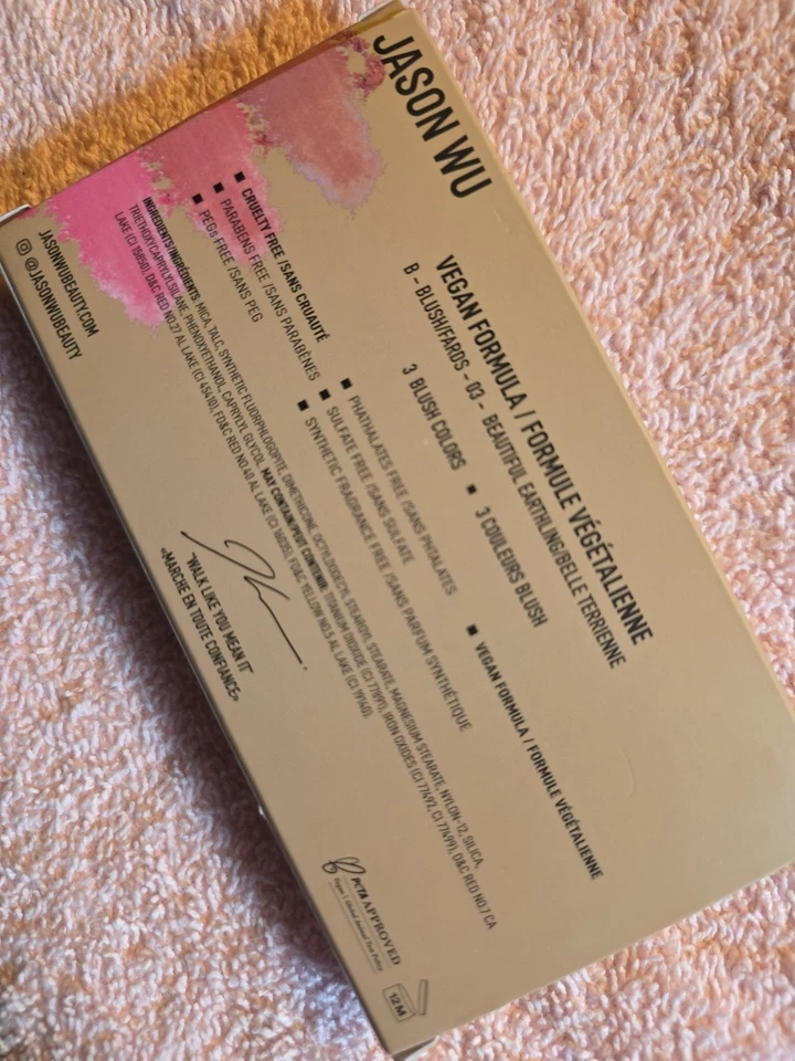 JASON WU Blush TRIO Blendable Powder Blush Women's Sulfate Free 0.5 Oz NEW BOXED - Image 2 of 4