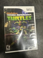 New- Sealed- Teenage Mutant Ninja Turtles Nintendo Wii Game