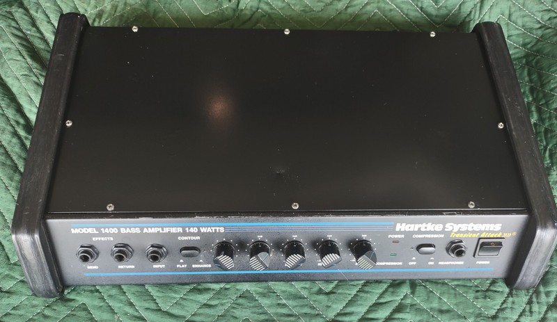 Hartke Systems Model 1400 Bass Amplifier Head 140W Compressor Effects Loop