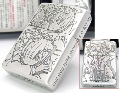 #ad Re Zero Starting Life In Another World Rem Ram 2 sided Zippo Oil Lighter 2020 MI $78.00